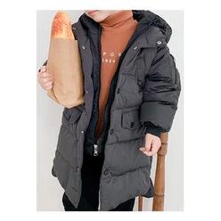 Unomatch Kids Boys Magnificent Long Length Hooded Style Comfy Warm Padded Jacket