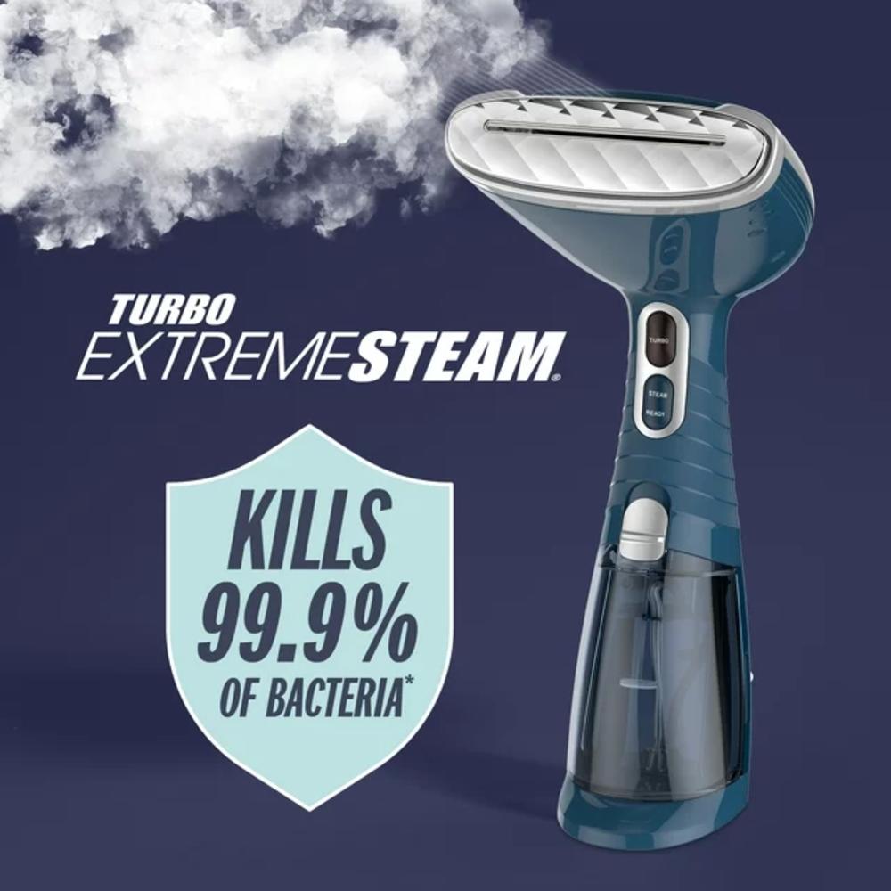 Conair Handheld Garment Steamer for Clothes, Turbo ExtremeSteam 1550W, Portable Handheld Design, Strong Penetrating Steam GS38R