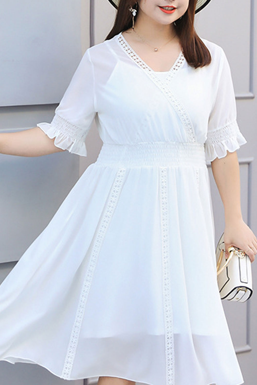 empire chiffon dress