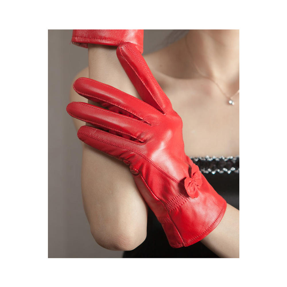 Unomatch Women Thickening Velvet Winter Warm Casual Gloves