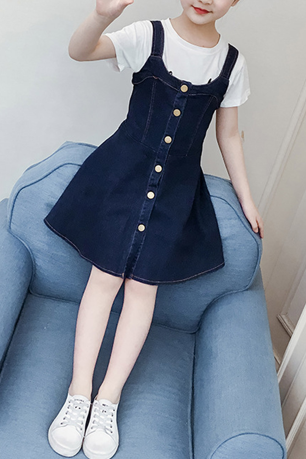 button down casual dresses