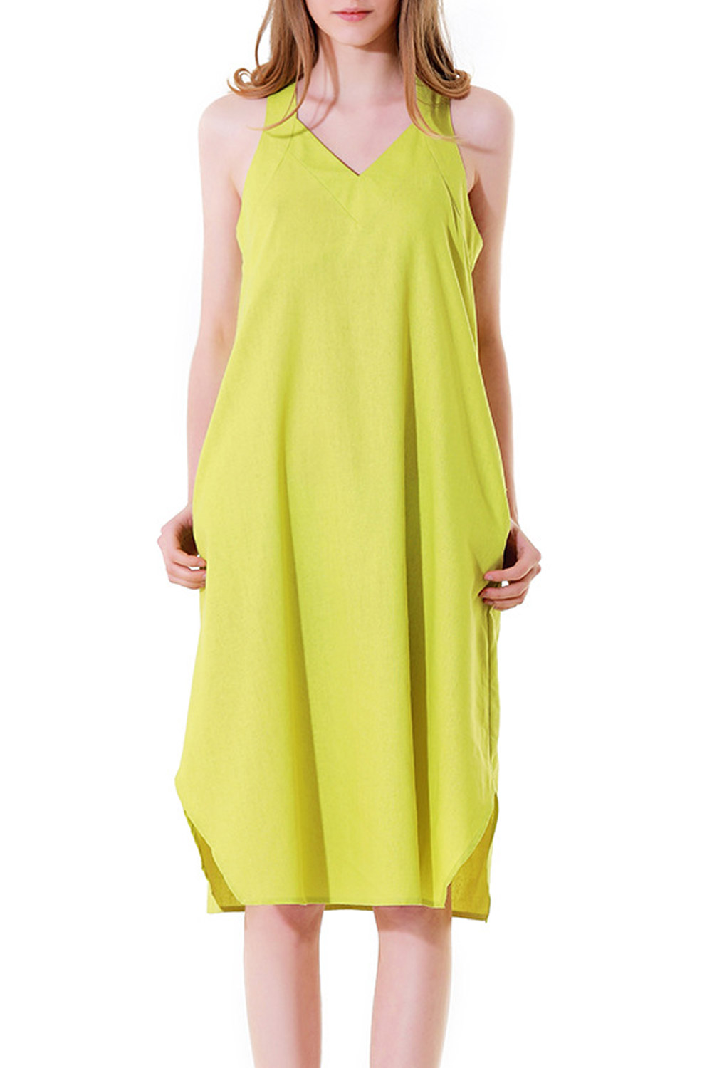 Shift Dresses Yellow Women S Dresses Knee Length Sears