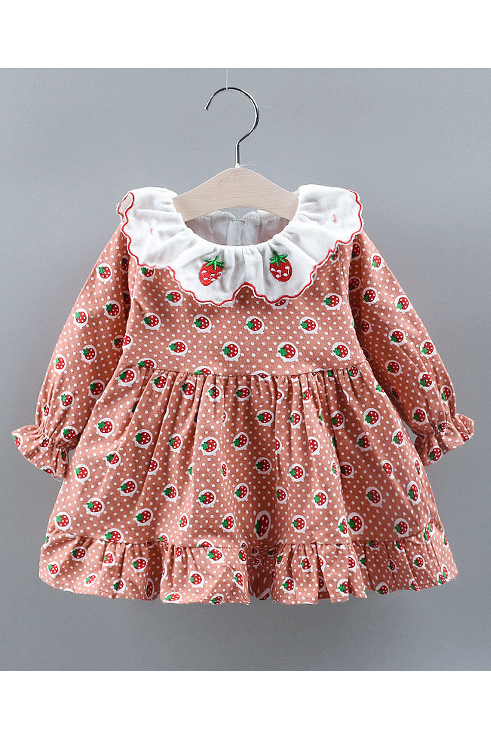strawberry dress for baby girl