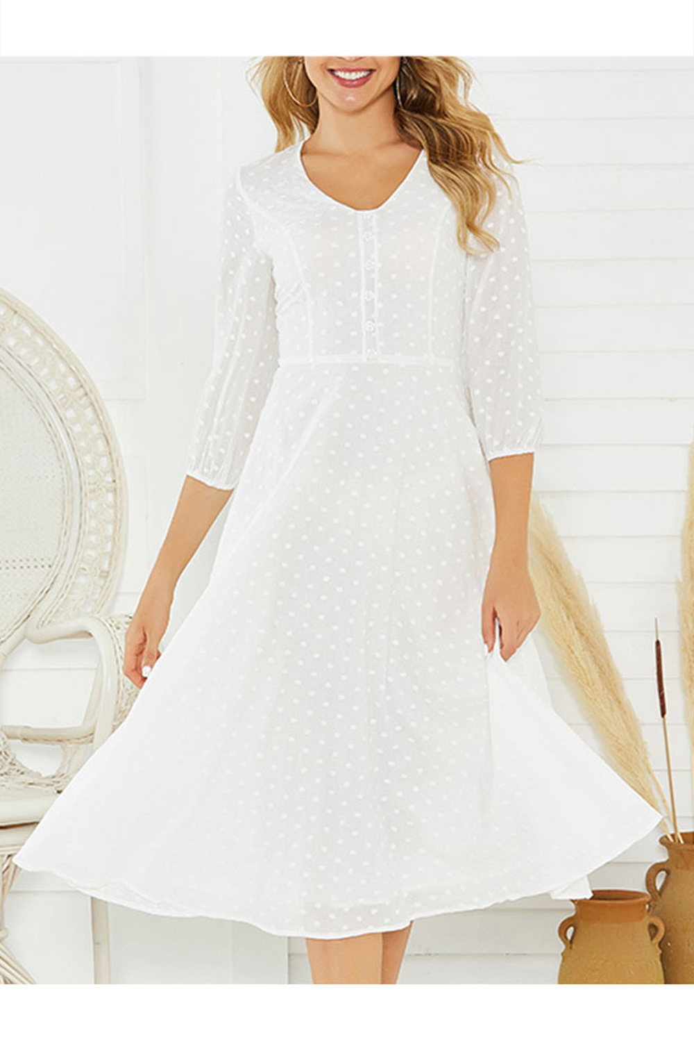 Wrap Dresses Unomatch Women S Dresses Knee Length Sears