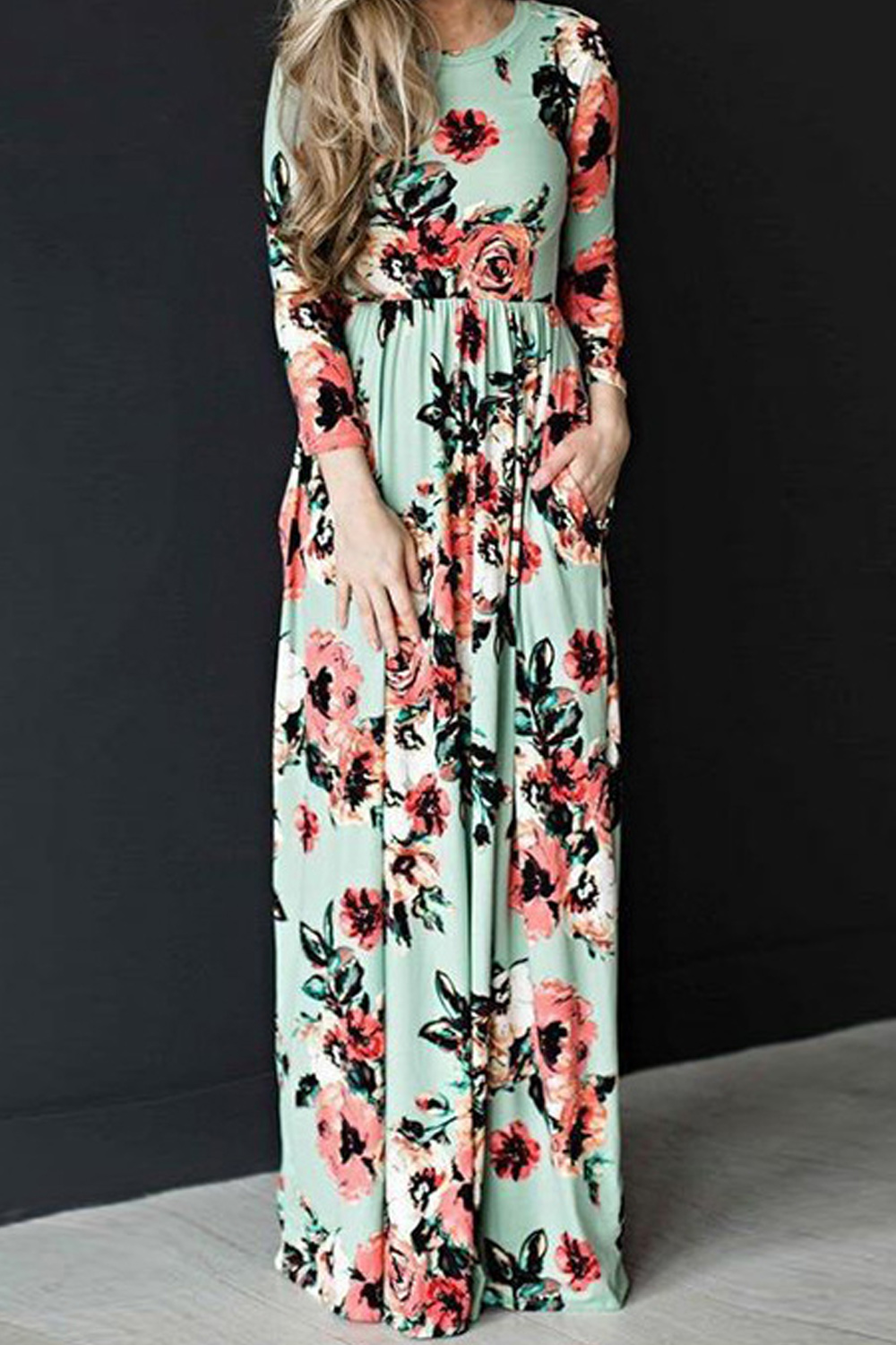 full sleeve maxi