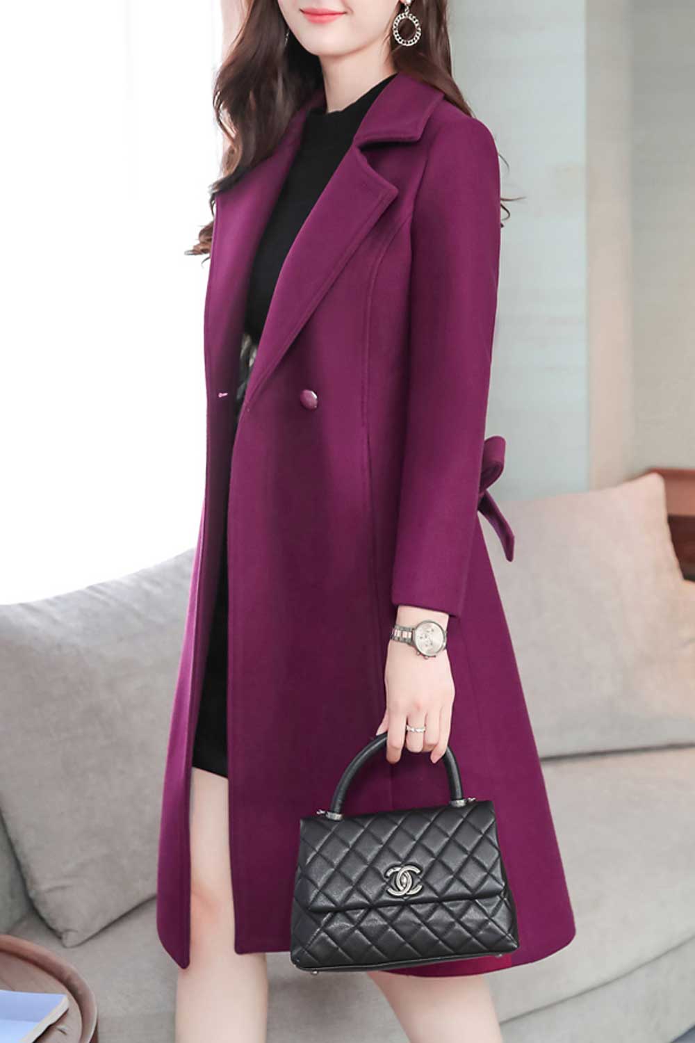 Brown Women S Blazers Jackets Vests Cotton Sears