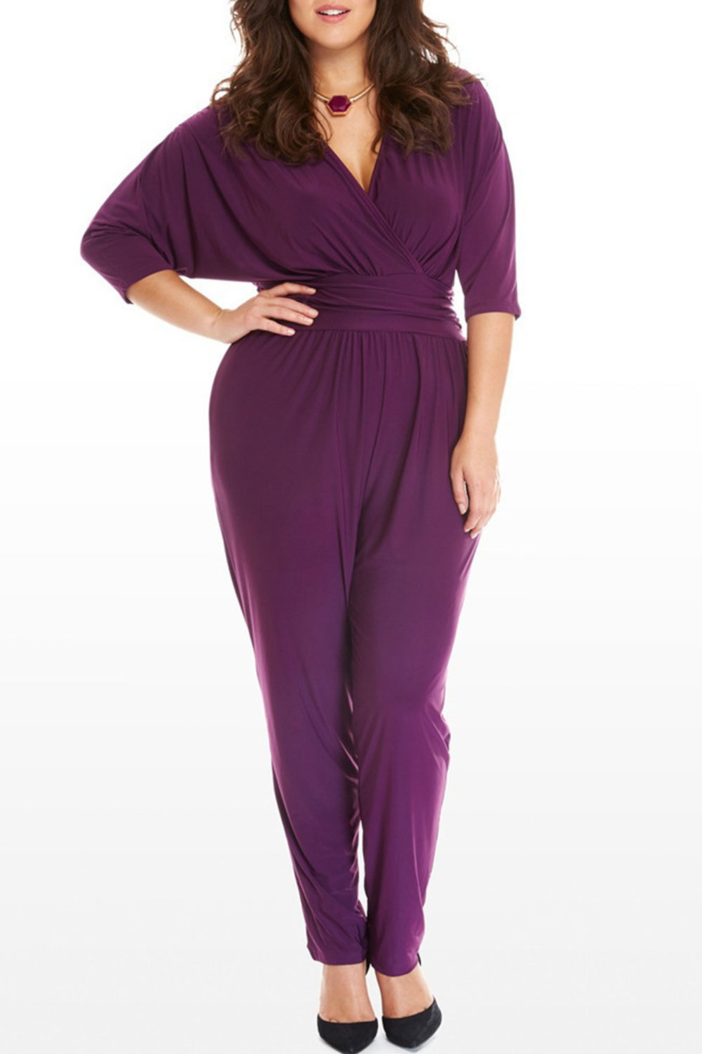 purple rompers and jumpsuits