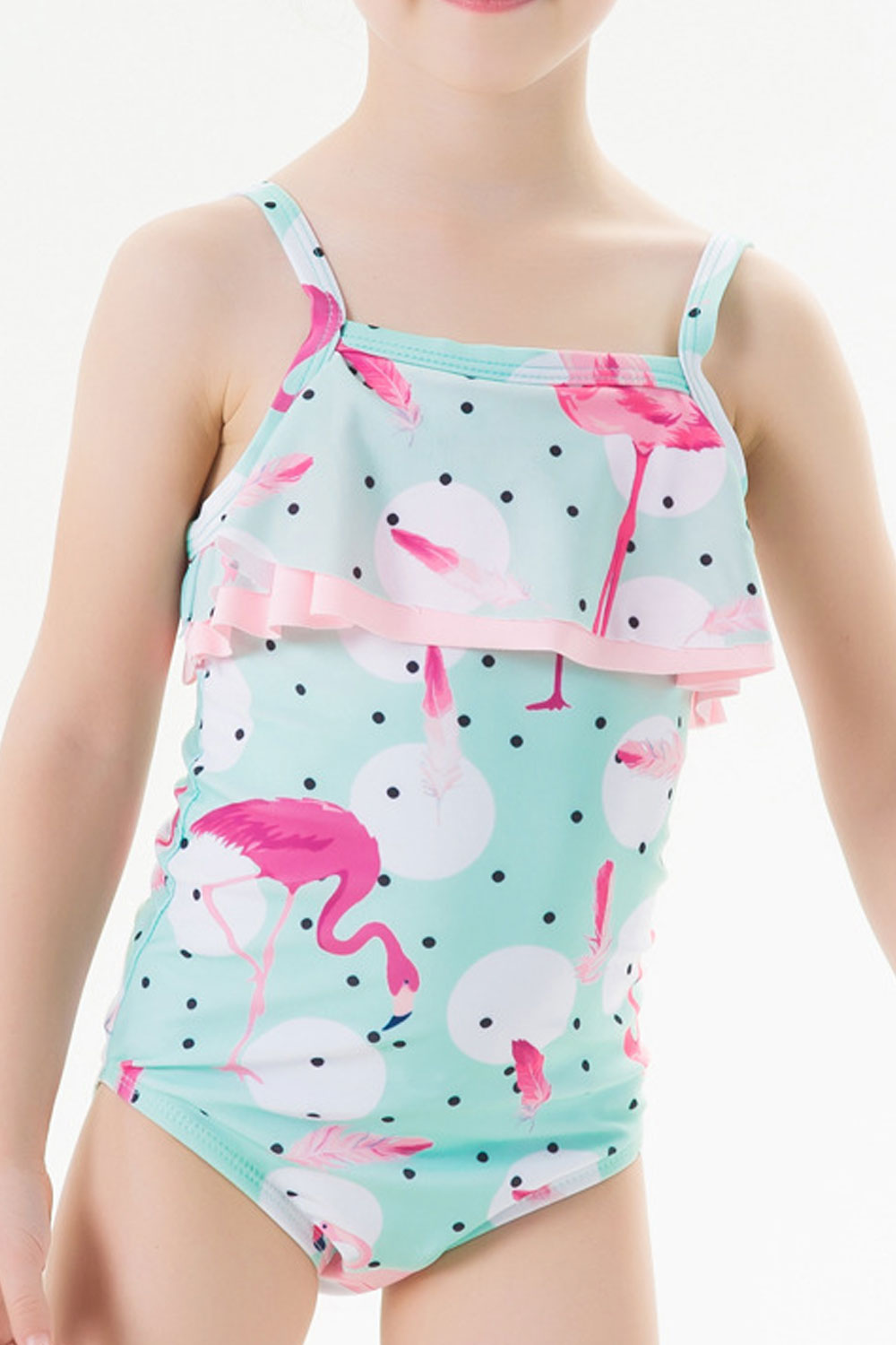flamingo baby swimsuit