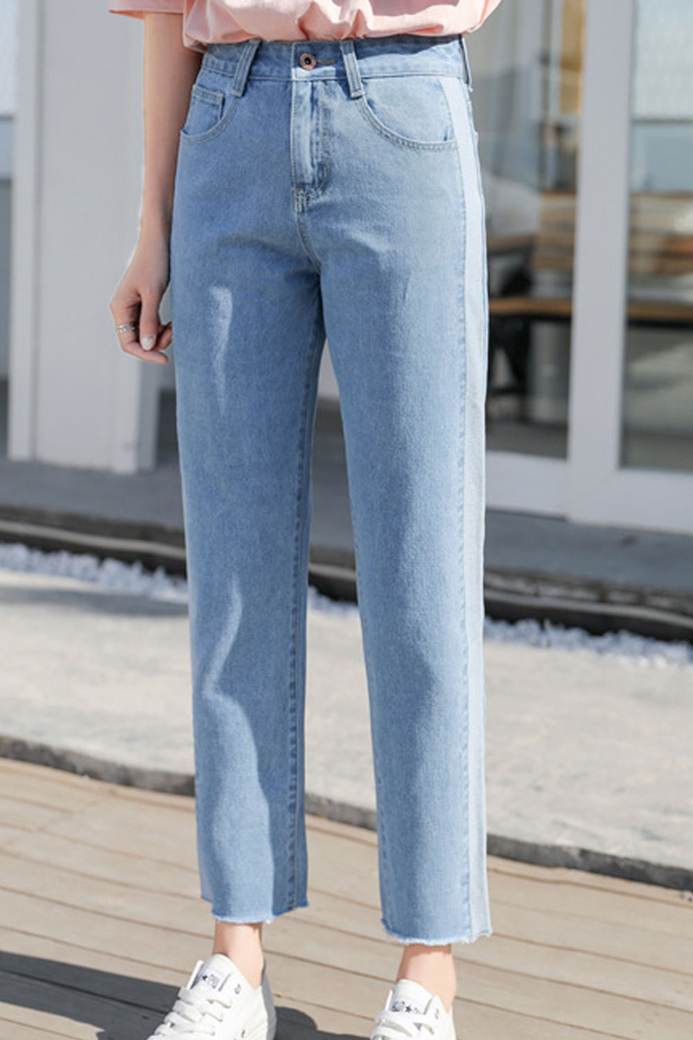 side pocket jeans womens