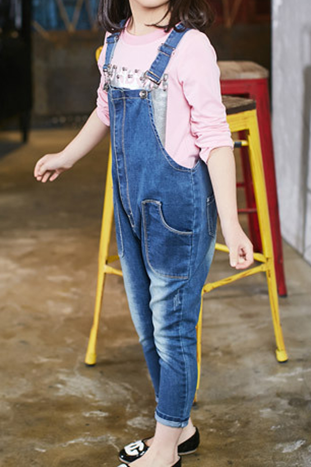 girls denim trouser