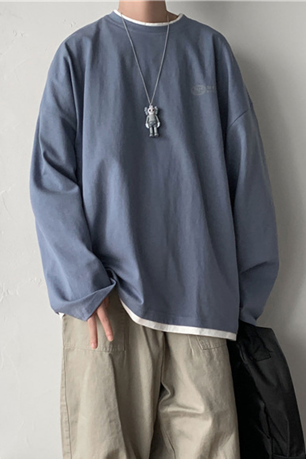 Loose fit sweatshirt men's clearance