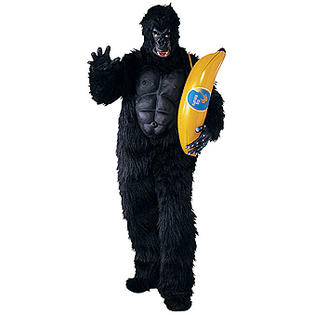 Mascot Quality Adult Gorilla with Chest Piece Costume