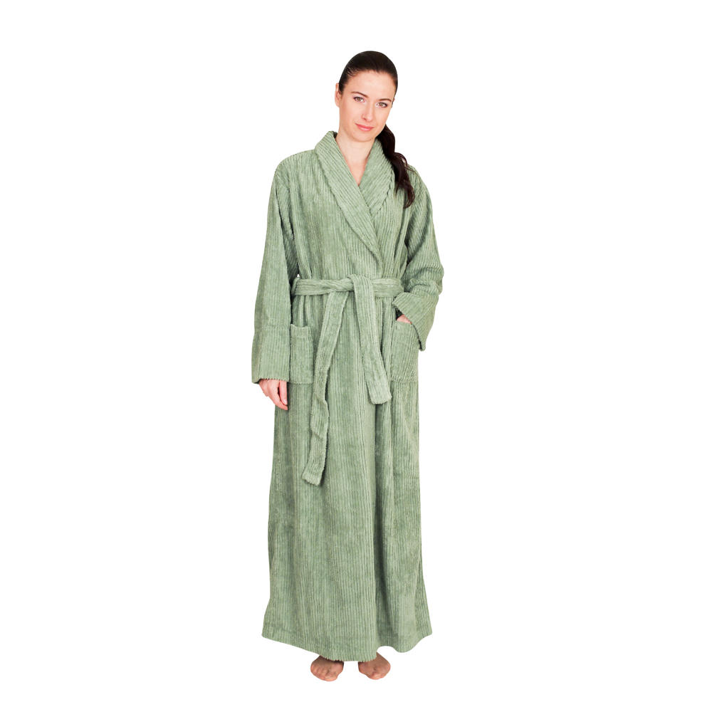 NDK New York Full Length Chenille Robe 100 cotton