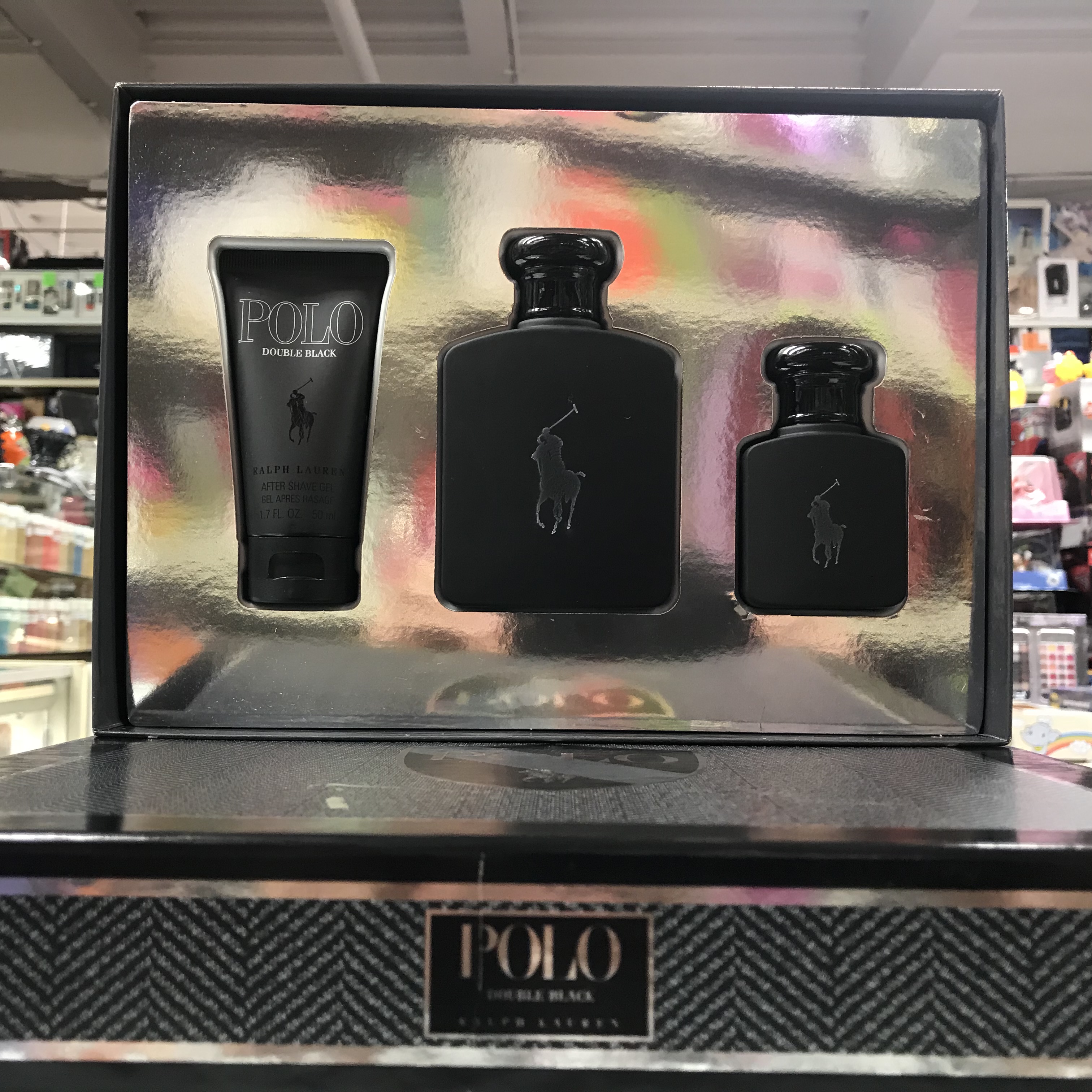 ralph lauren double black gift set