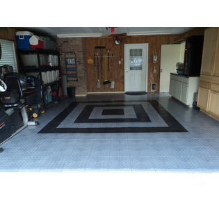 Garage Tiles Speedway Garage Tile 25 pack Black 6 Tab Lock Diamond ...