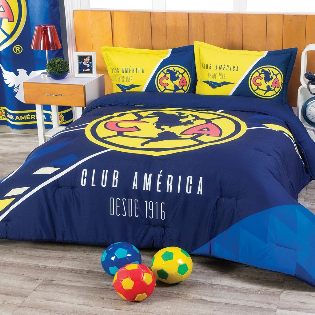 Dreampartyworld Club America Team Sports Soccer Boy Comforter Set