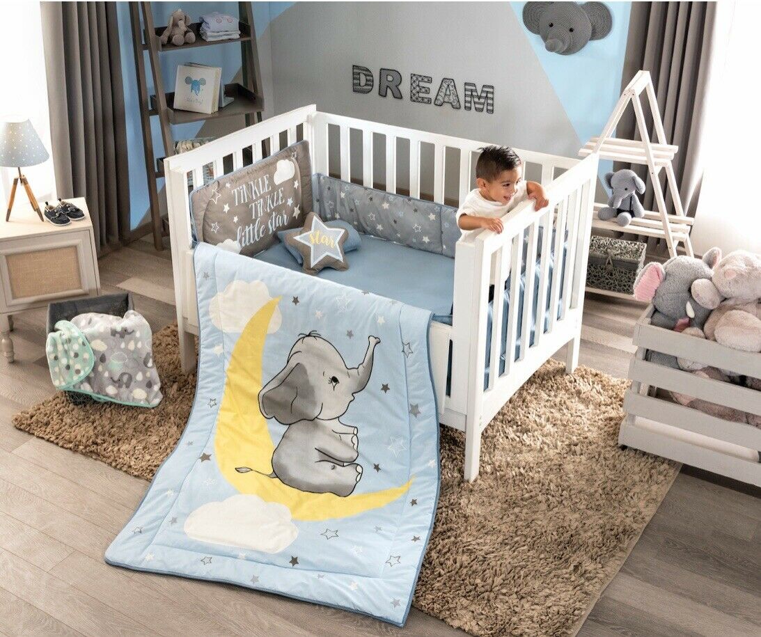 elephant crib set