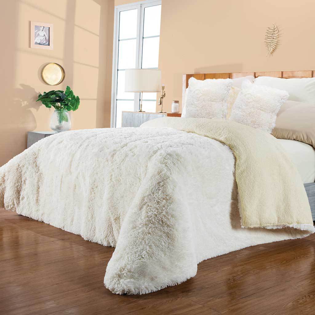 Faux Fur King Comforter