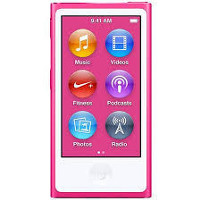 MKMV2LLA Apple iPod Nano 7th Generation 16GB Hot Pink, Like New No 