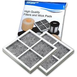 HQRP 2-pack Air Filter compatible with Kenmore Elite Refrigerators 04609918000 / 469918 / 9918 Elite CleanFlow Replacement