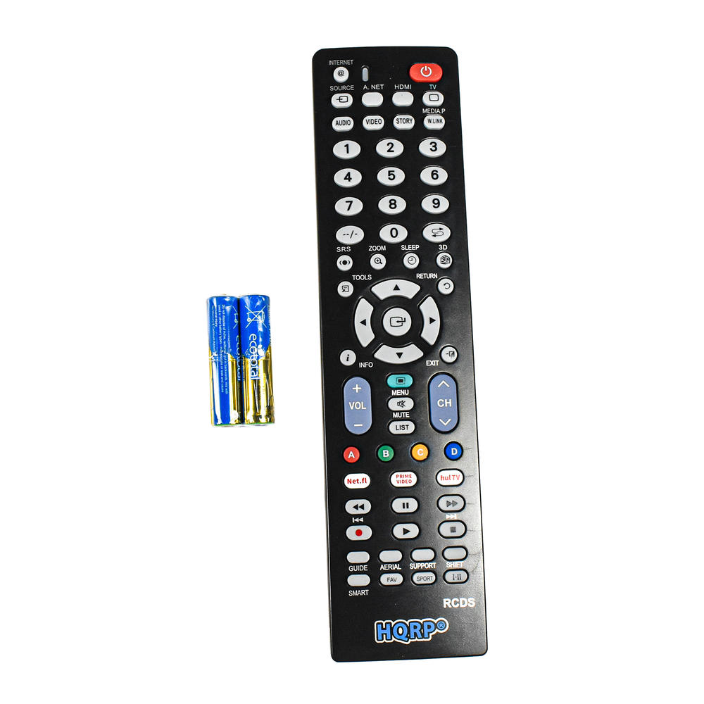 HQRP Remote Control for Samsung LN40C500F3F LN40C530F1F LN40C530F1FXAA LN40C530F1FXZC LN40C550J1F LN40C630K1F LCD LED HD Smart TV 