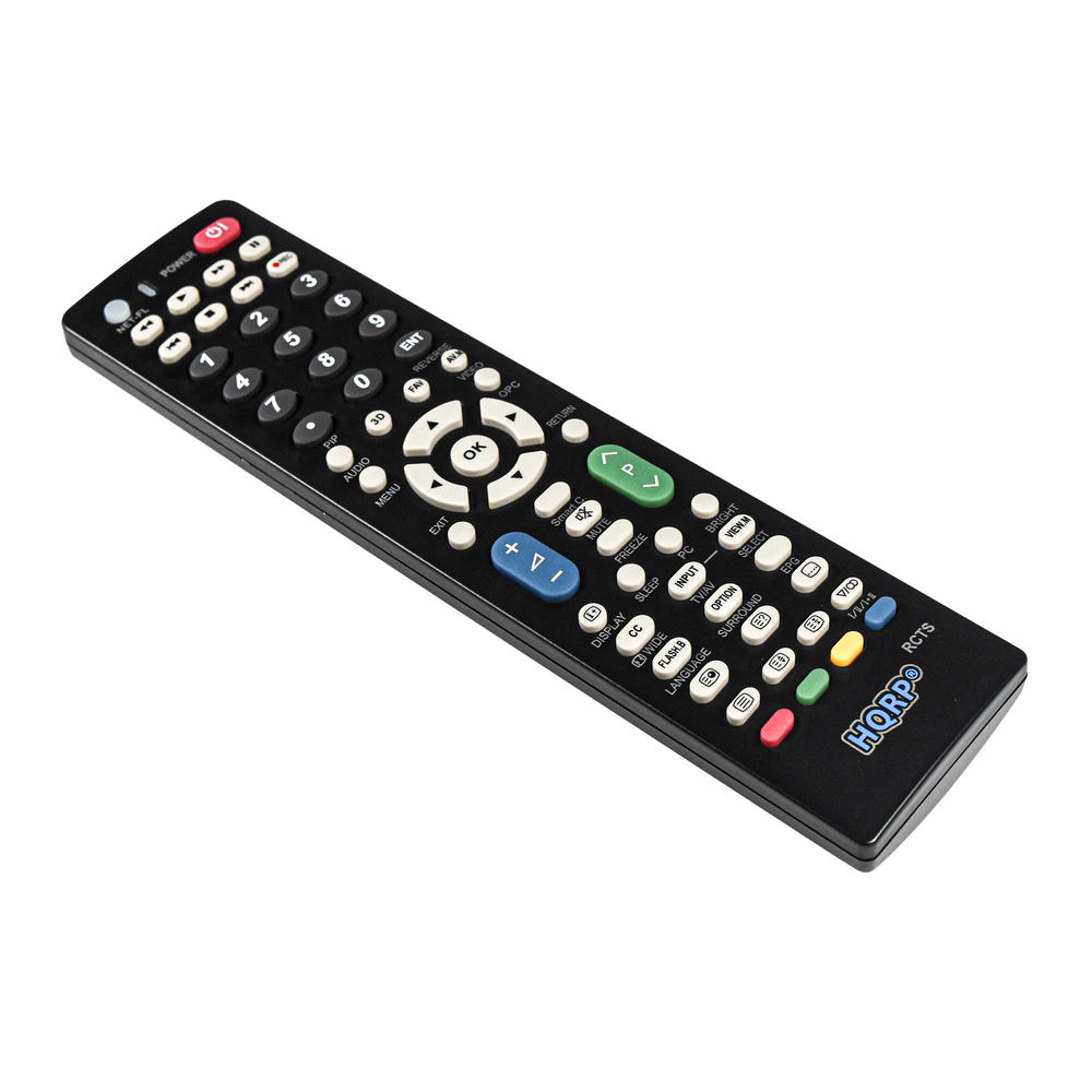 HQRP Replacement Remote For Sharp Aquos TVs - Universal Smart TV Remote Control With Batteries