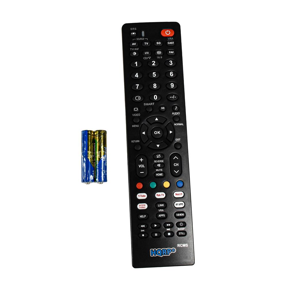 HQRP Remote Control Compatible with Panasonic EUR7627Z20 PT-43LCX64 PT-44LCX65 PT-50DL54 PT-50LC14 PT-50LCX64 LCD LED HD TV Smart