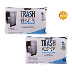 BestAir Trash Compactor Bags(16 D. x 9 W. x 17 H,pack of 12) (2 Pack)