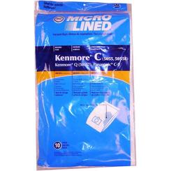 DVC Style C 20-5055, 50557, 50558 Vacuum Cleaner Bags Bulk Deal, Designed to Fit Ken Canisters (10 Total Bags).