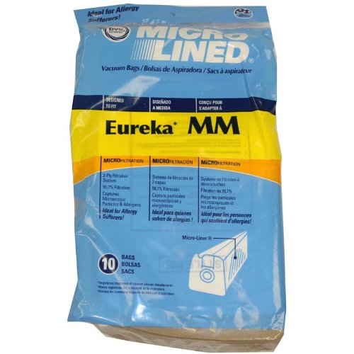 Micro-Lined MM Vacuum Bags (10pk) for Eureka Mighty Mite Vacuum Cleaners -