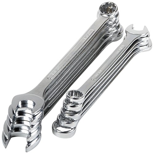 MIT 1962 Jumbo Combination Wrench Set, SAE, 10-Piece