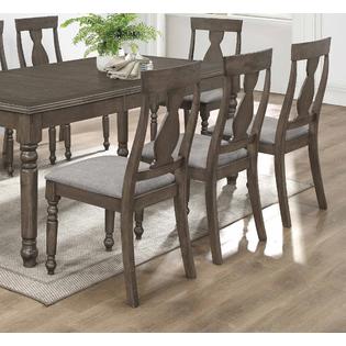 Esofastore Dining Room Furniture 9pc Set Dining Table Side Chairs
