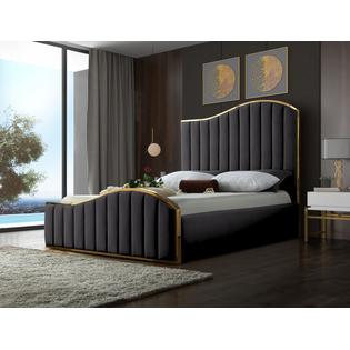 Hs 1pc Modern King Size Bed Bedroom, Modern King Size Bed