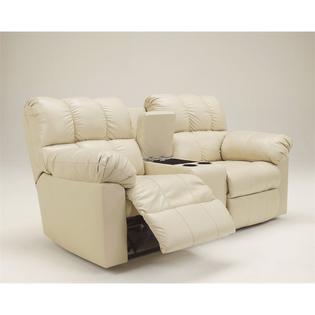 Ashley Furniture Top Grain Leather Match Reclining Sofa ...
