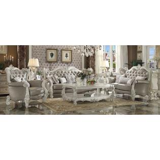 Acme United Vintage Gray Pu Traditional Design Living Room