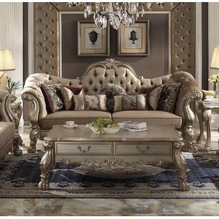 Acme United Sofa Loveseat 2pc Sofa Set Dresden Traditional Living