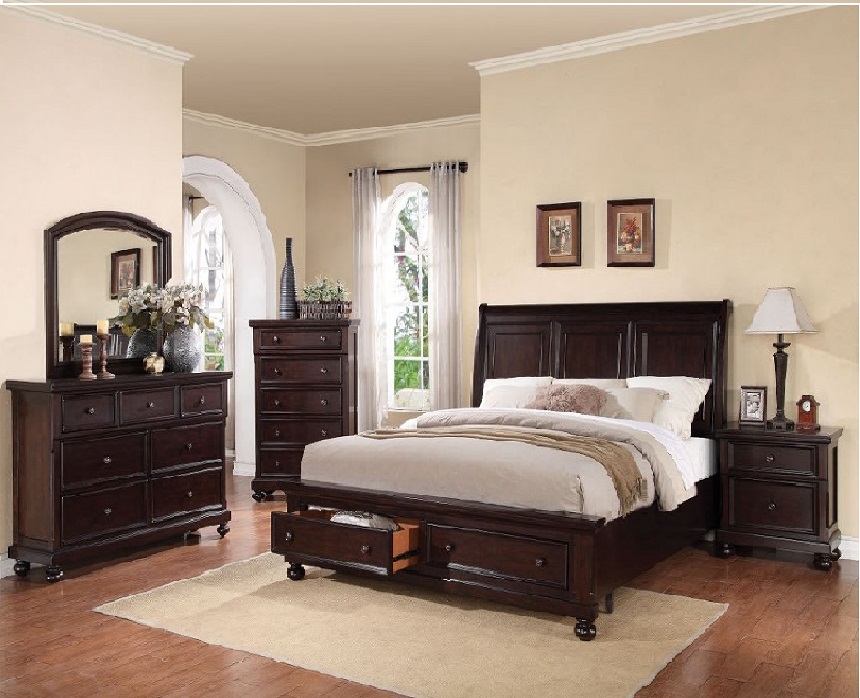 Queen Pier Wall Unit Bedroom Set