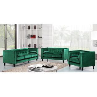 Esofastore Modern Sofa Loveseat Chair 3pcs Sofa Set Top Quality