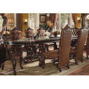 Acme United Formal Versailles Cherry Oak 9pc Dining Set Royal