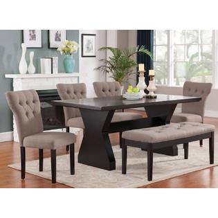 Acme United Modern Comfort Style 6pcs Dining Set Effie Collection