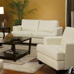 Esofastore Modern Sofa Set 2pc Sofa Couch Living Room Furniture