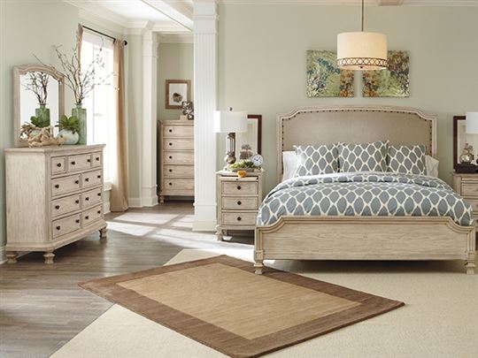 Ashley Furniture Ashley Martini Suite Queen Side Storage Bed