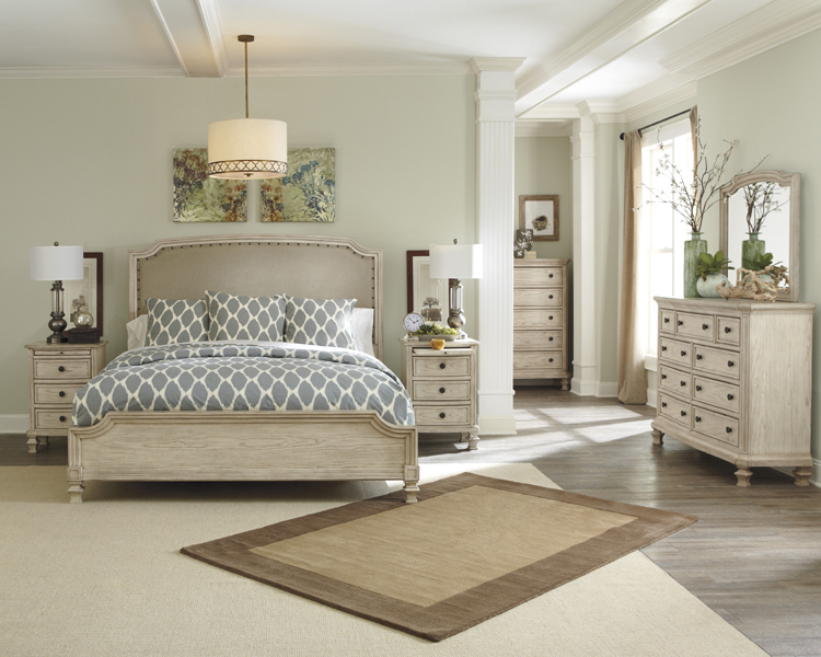 Ashley Furniture Ashley Martini Suite Queen Side Storage Bed