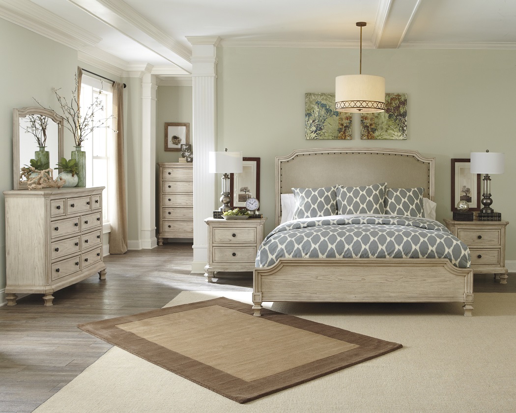 Ashley Furniture Old World King Master Bedroom Set