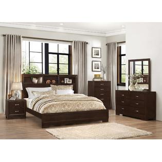 Esofastore Modern Traditional Brown Storage Book Shelves ...