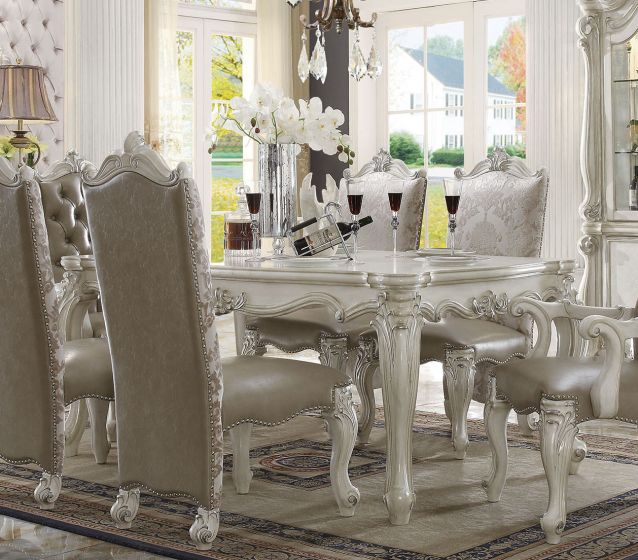 Acme Quinlan Traditional Cherry Formal Dining Table Set