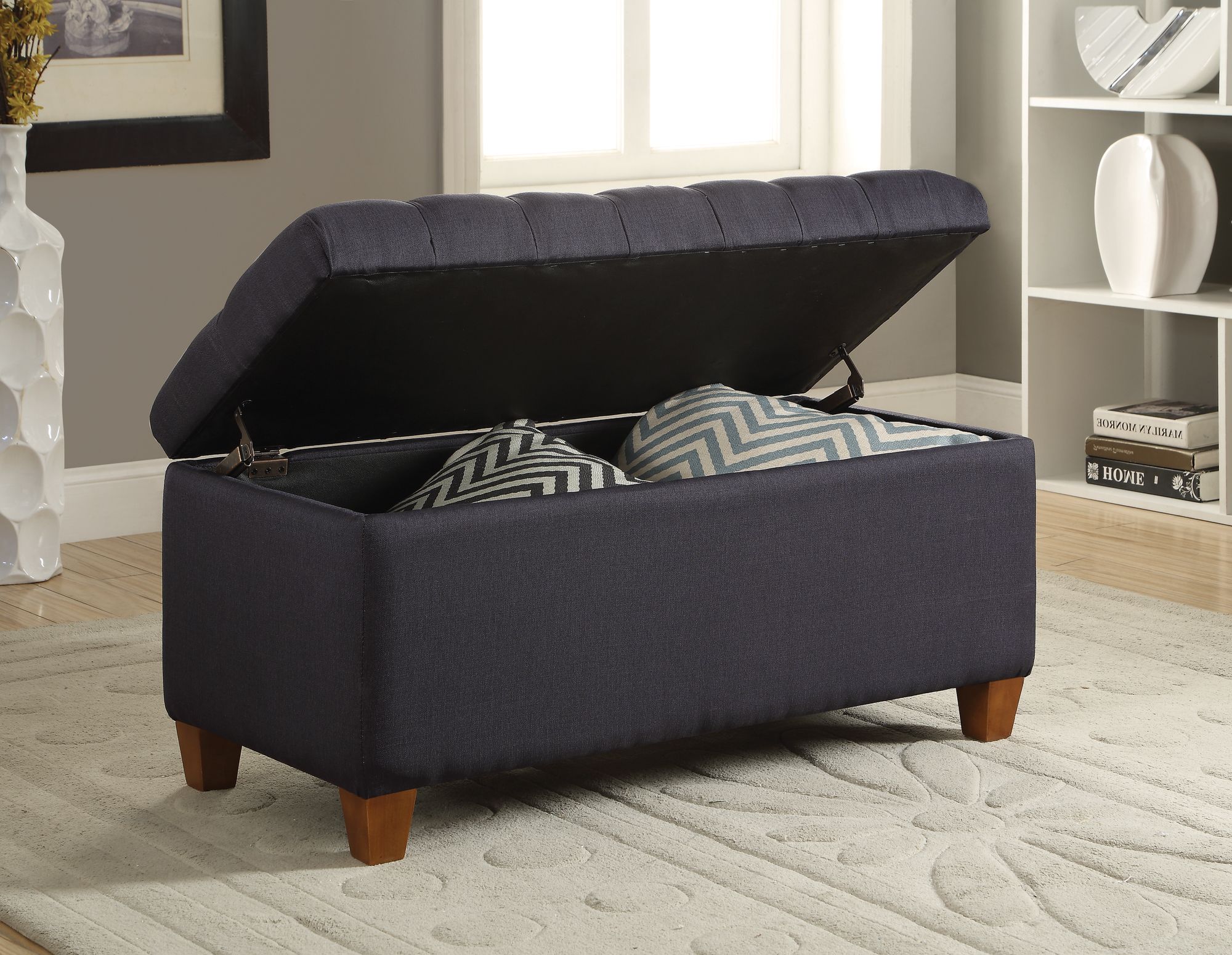 Kinfine Fabric Storage Bench