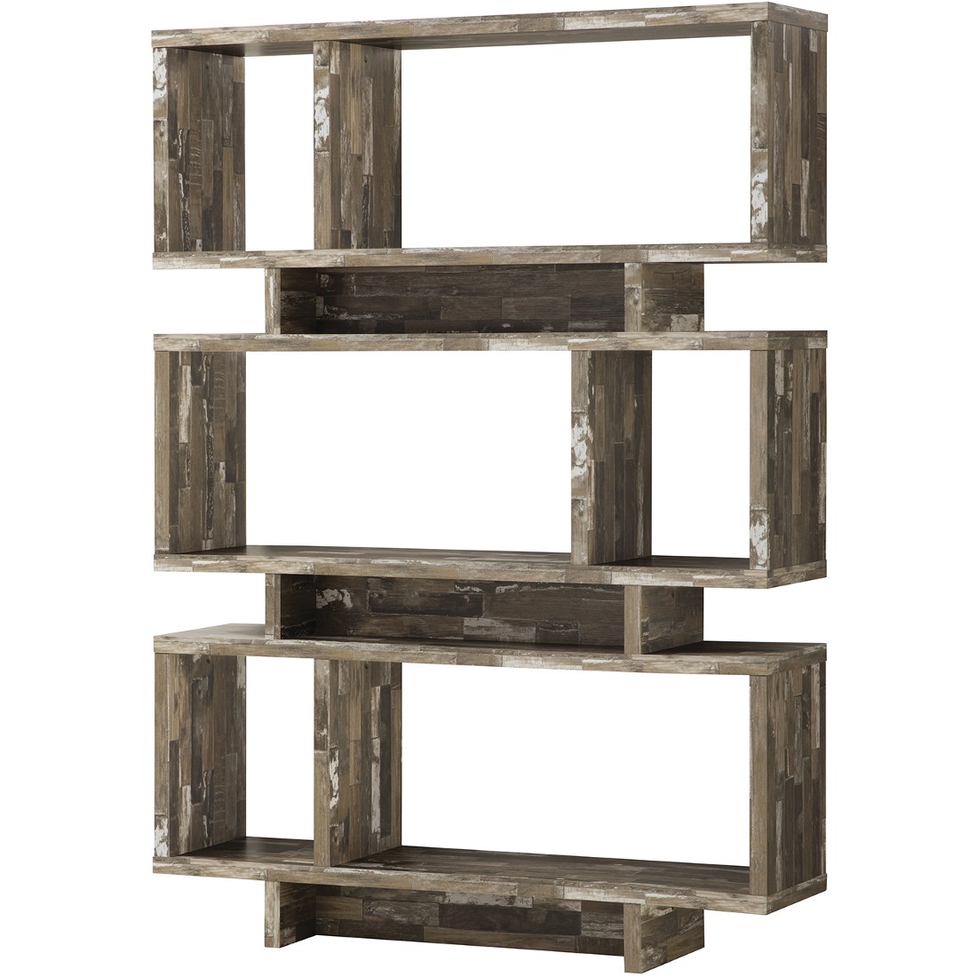 Esofastore Coaster 800846 Bookcase Salvaged Cabin New Wooden W 3