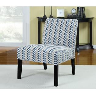 Esofastore Coaster 902059 Armless Accent Chair With A Blue And