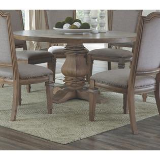 Coaster Vintage Classic Design Round Pedestal Dining Table And